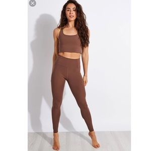 Girlfriend Collective Compressive High-Rise Legging in Brown #4007